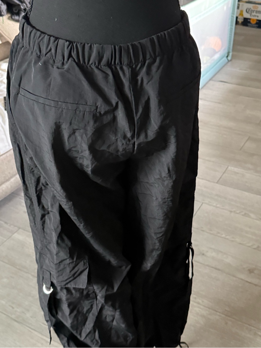 Black Cargo Pants - Picture 3 of 3